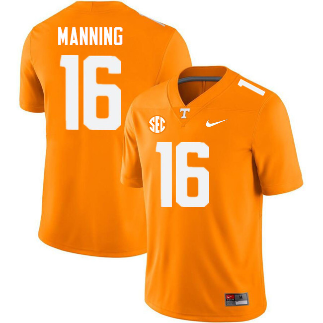 Peyton Manning Tennessee Jersey,Tennessee Volunteers #16 Peyton Manning College Jersey-Orange